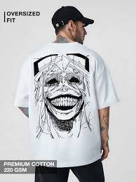 Smiling Horror Oversized Tee